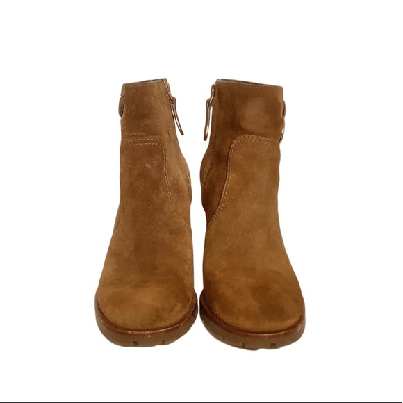 Tory Burch Sofia Suede Lug Sole Bootie - Picture 3 of 11